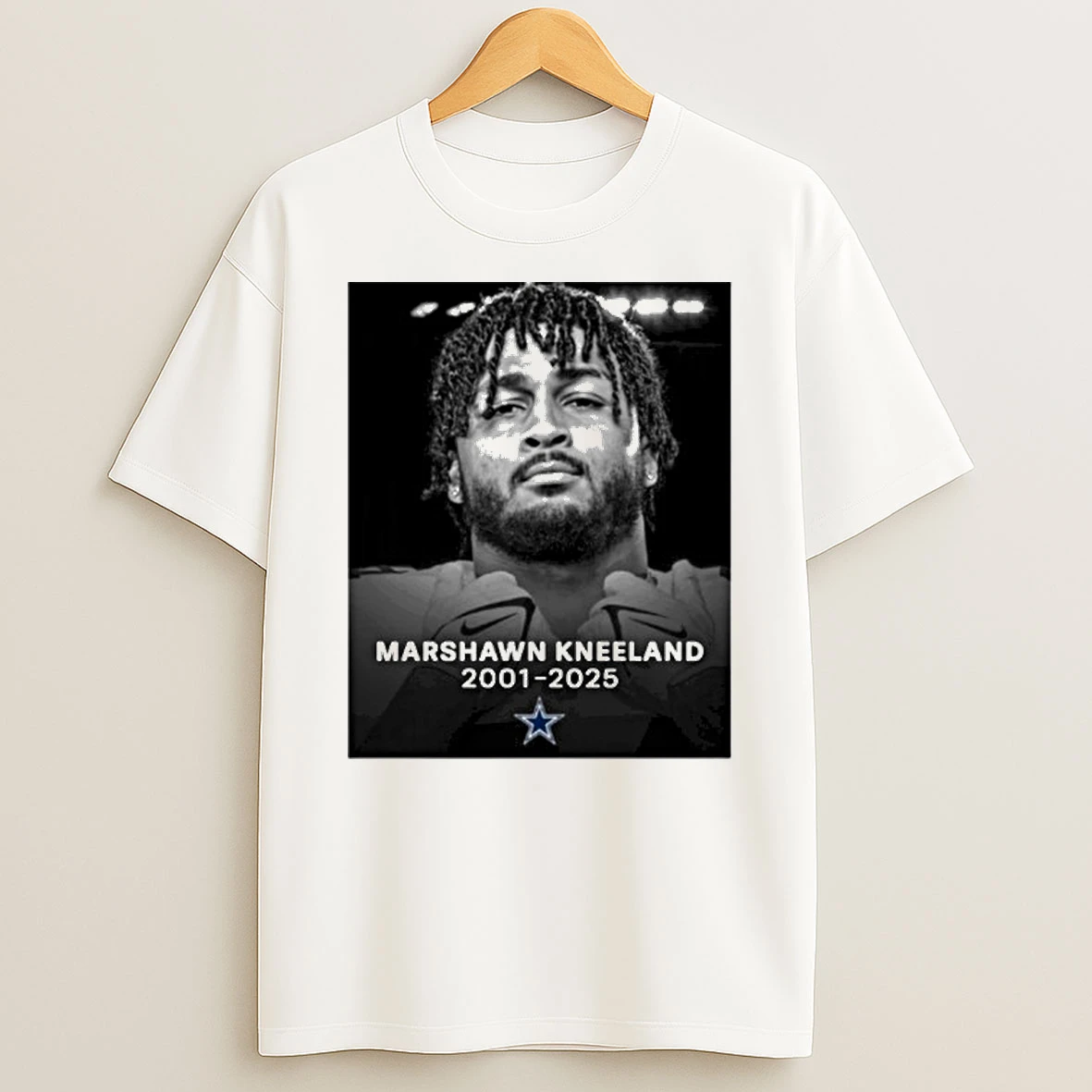 Rest In Peace Marshawn Kneeland Dallas Cowboys Star Dead At 24 2001 2025 Buffalo Bills Tshirt Hoodie