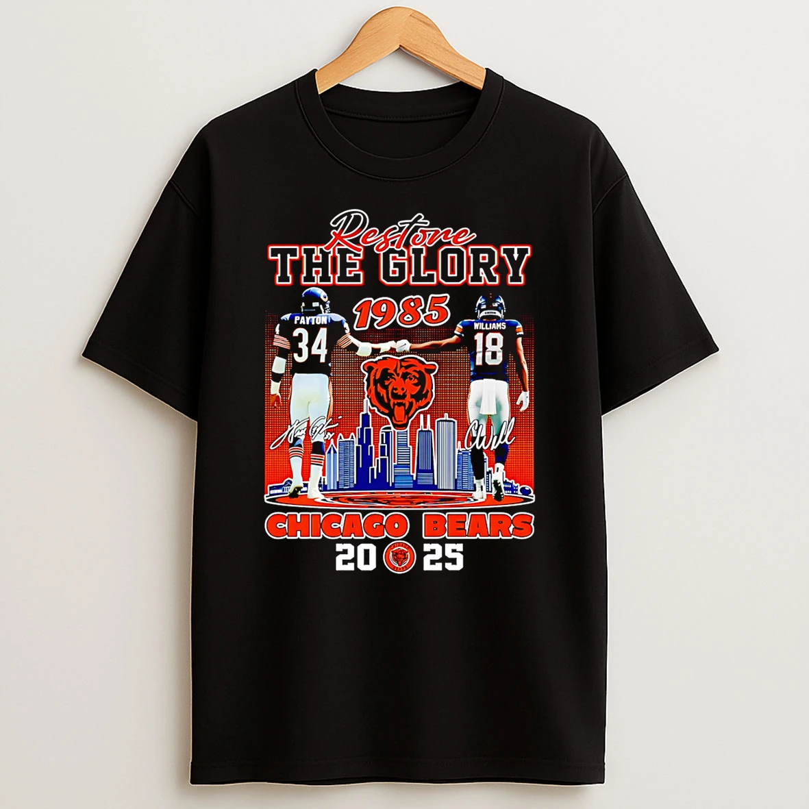 Restore The Glory 1985 Chicago Bears 2025 Tshirt Hoodie