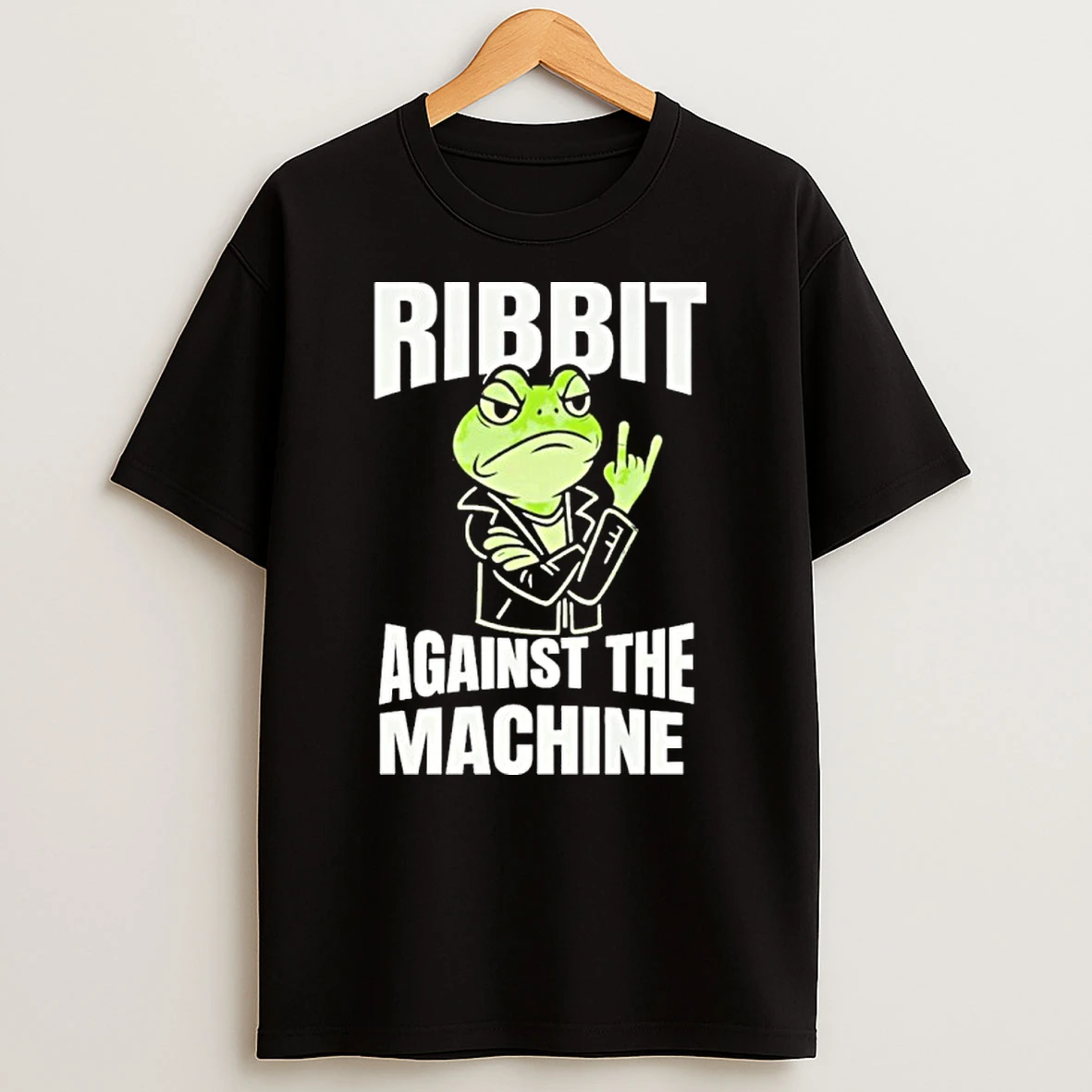 Ribbit Against The Machine Tshirt Hoodie