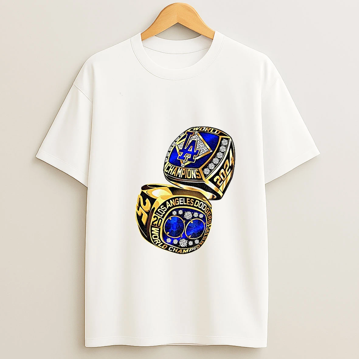Rings Los Angeles Dodgers World Series Champions Back To Back 2024 2025 Tshirt Hoodie