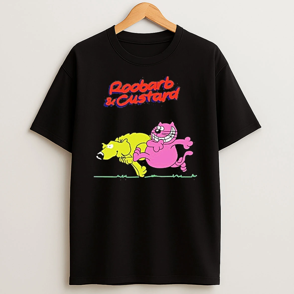 Roobarb And Custard Mascot Tshirt Hoodie