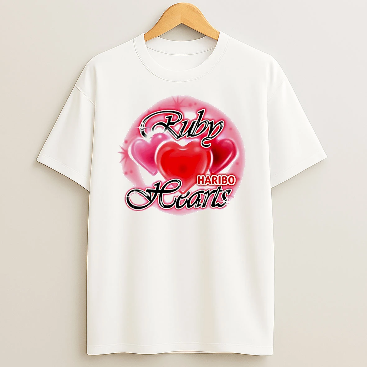 Ruby Hearts Haribo Circle Tshirt Hoodie