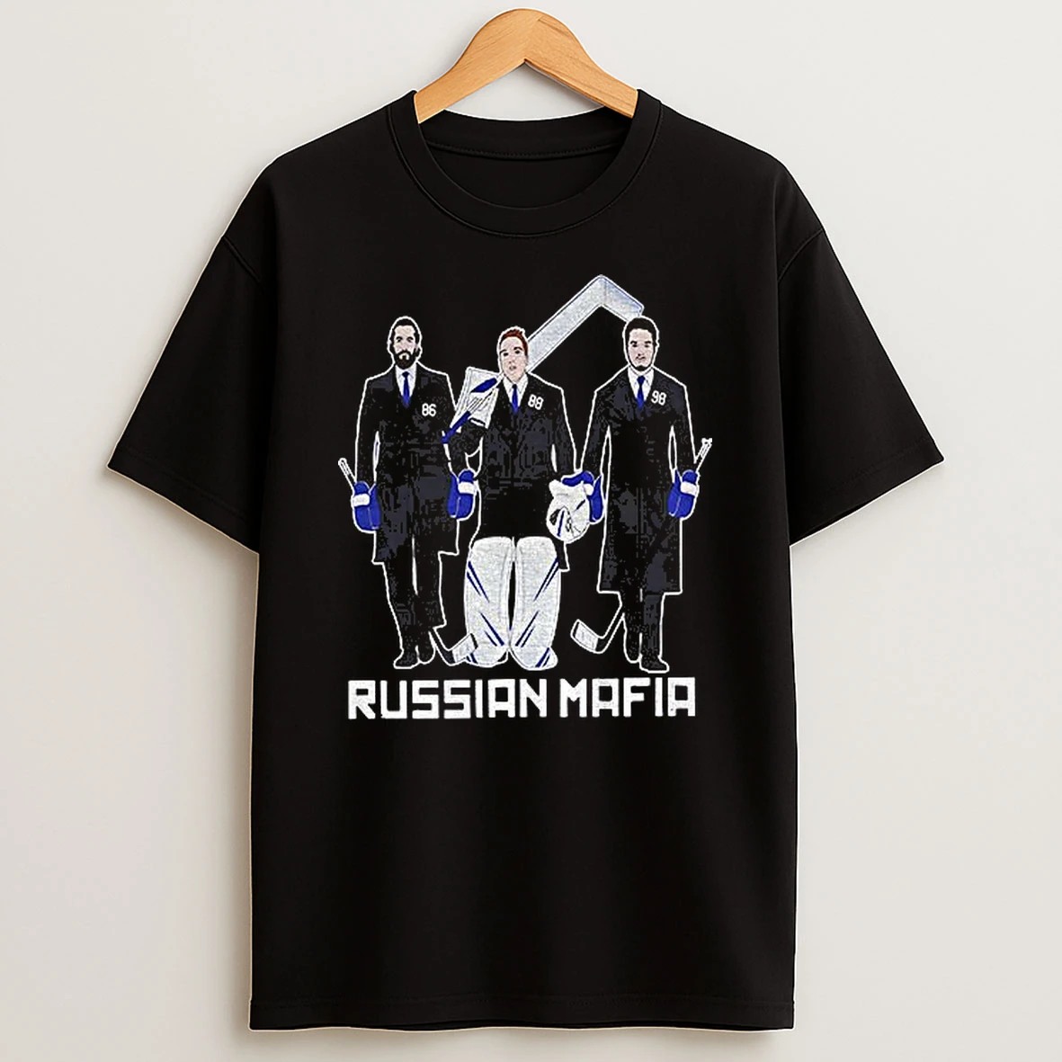 Russian Mafia Nikita Kucherov Andrei Vasilevskiy Mikhail Sergachev Tampa Bay Lightning Tshirt Hoodie