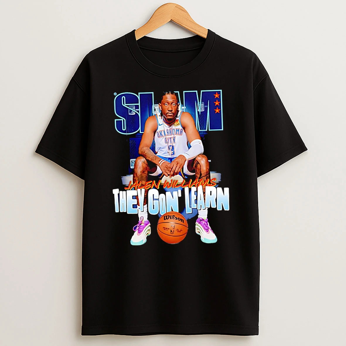 Slam Oklahoma City Thunder Jalen Williams They Gon Learn Tshirt Hoodie