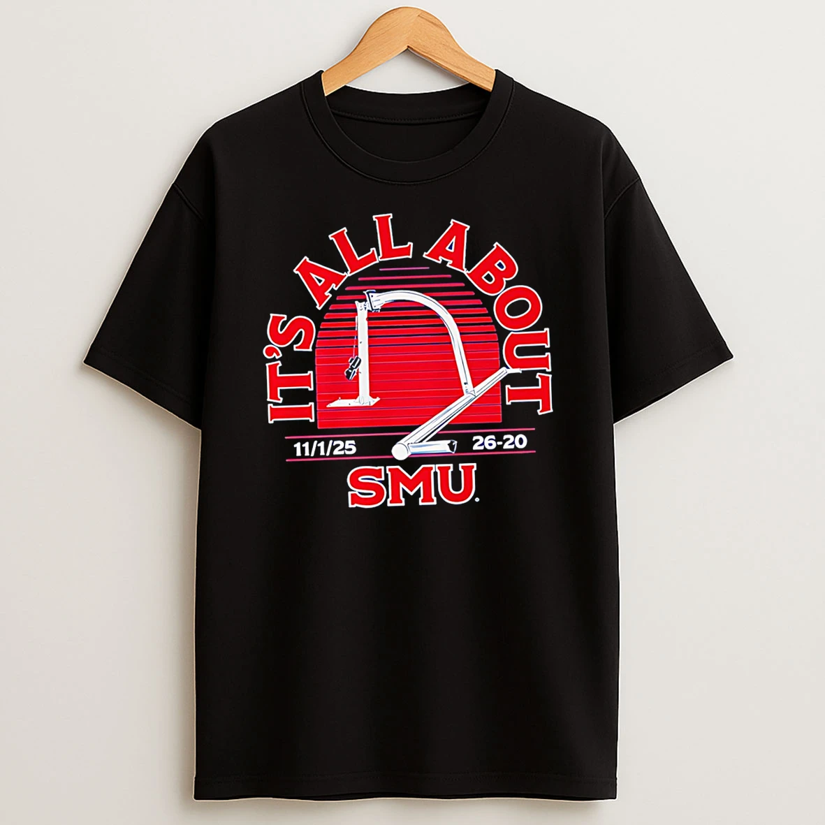 Smu Football Red Its All About Smu 2025 Tshirt Hoodie