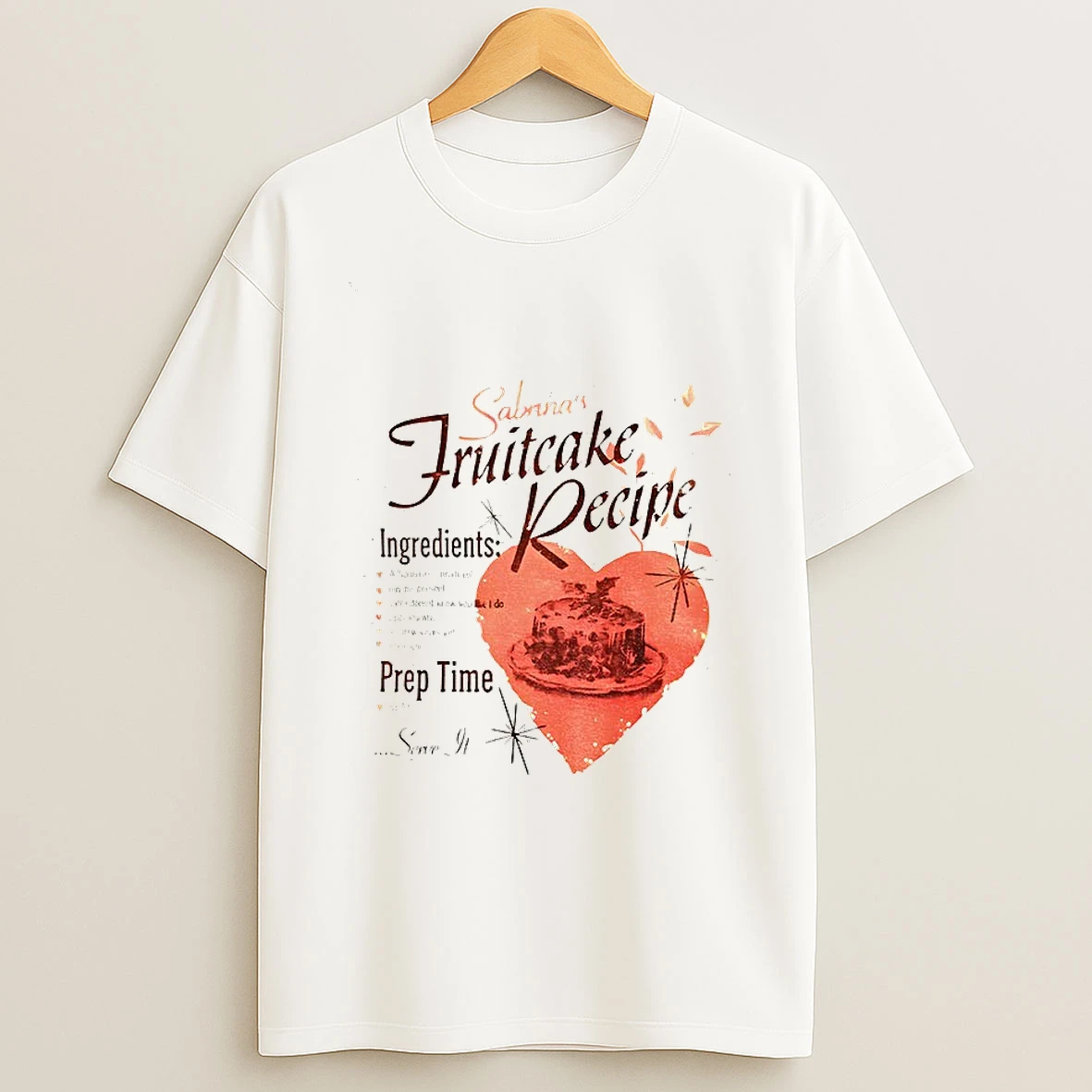 Sabrina Carpenter Fruitcake Recipe Ingredients Prep Time Vintage Tshirt Hoodie