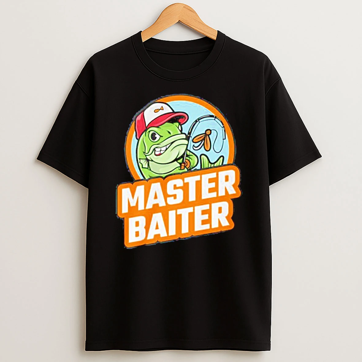 Salmon Fishing Master Baiter Logo Tshirt Hoodie