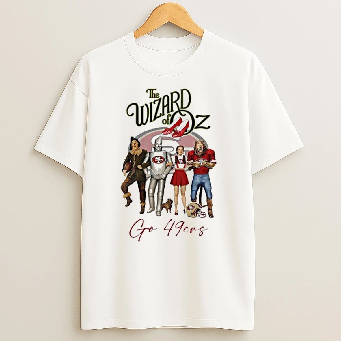 San Francisco 49ers The Wizard Of Oz Tshirt Hoodie