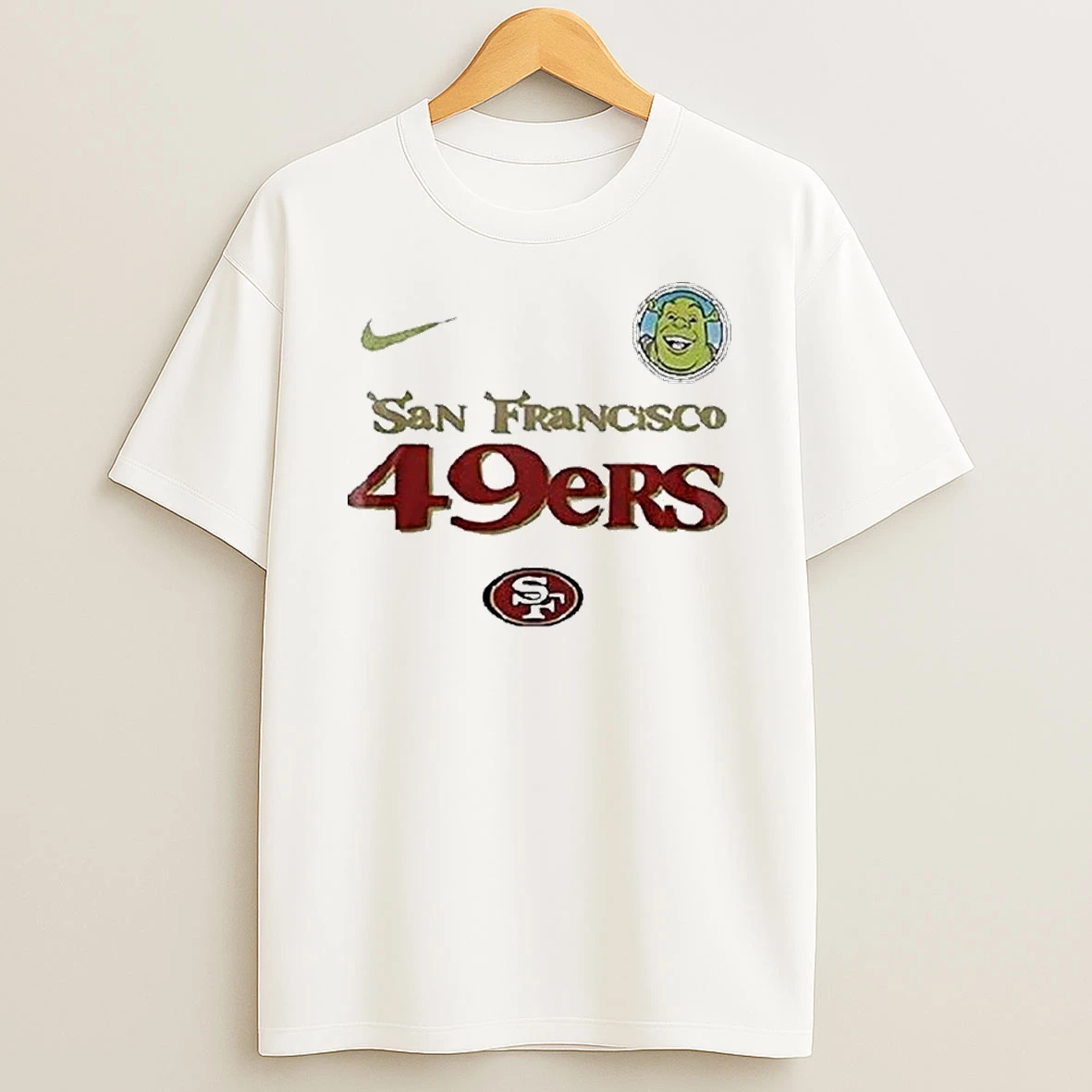 San Francisco 49ers X Shrek Beware Orge Tshirt Hoodie