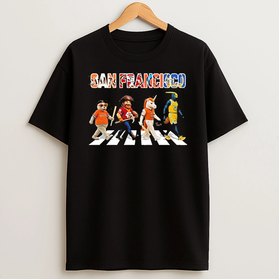 San Francisco Mascot Abbey Road Tshirt Hoodie