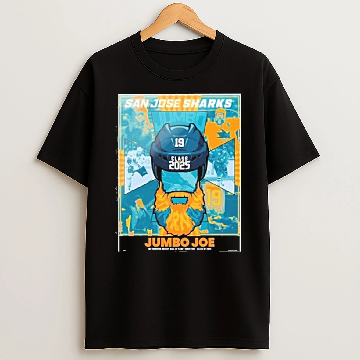 San Jose Sharks Jumbo Hall Of Frame 2025 Jumbo Joe Hockey Tshirt Hoodie