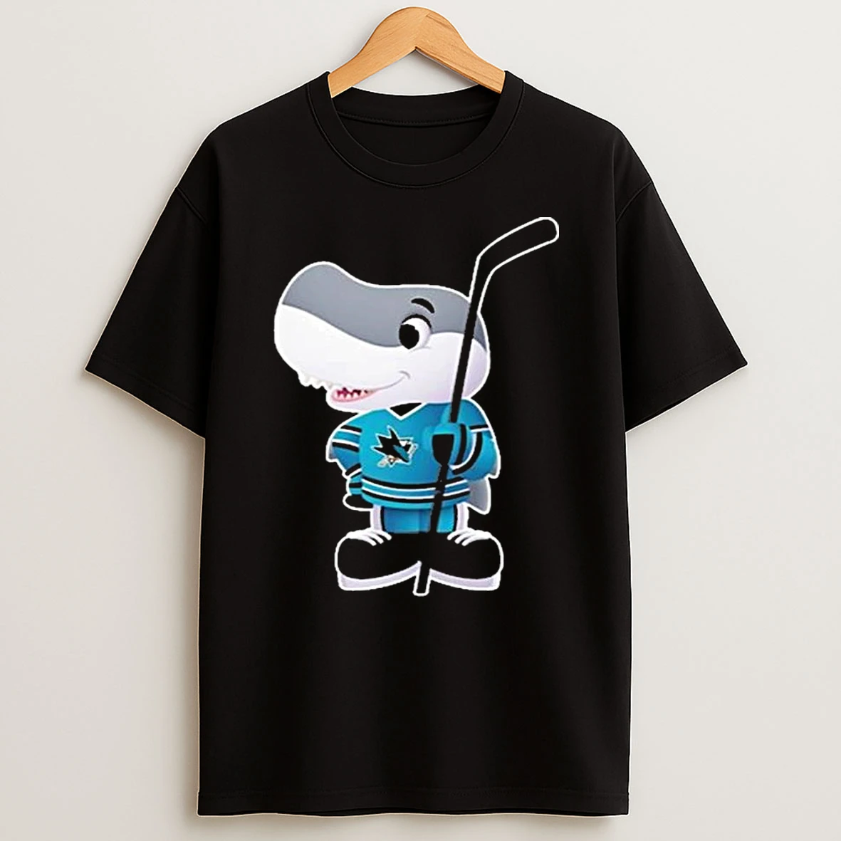 San Jose Sharks Pixar Sharkie Graphic Tshirt Hoodie