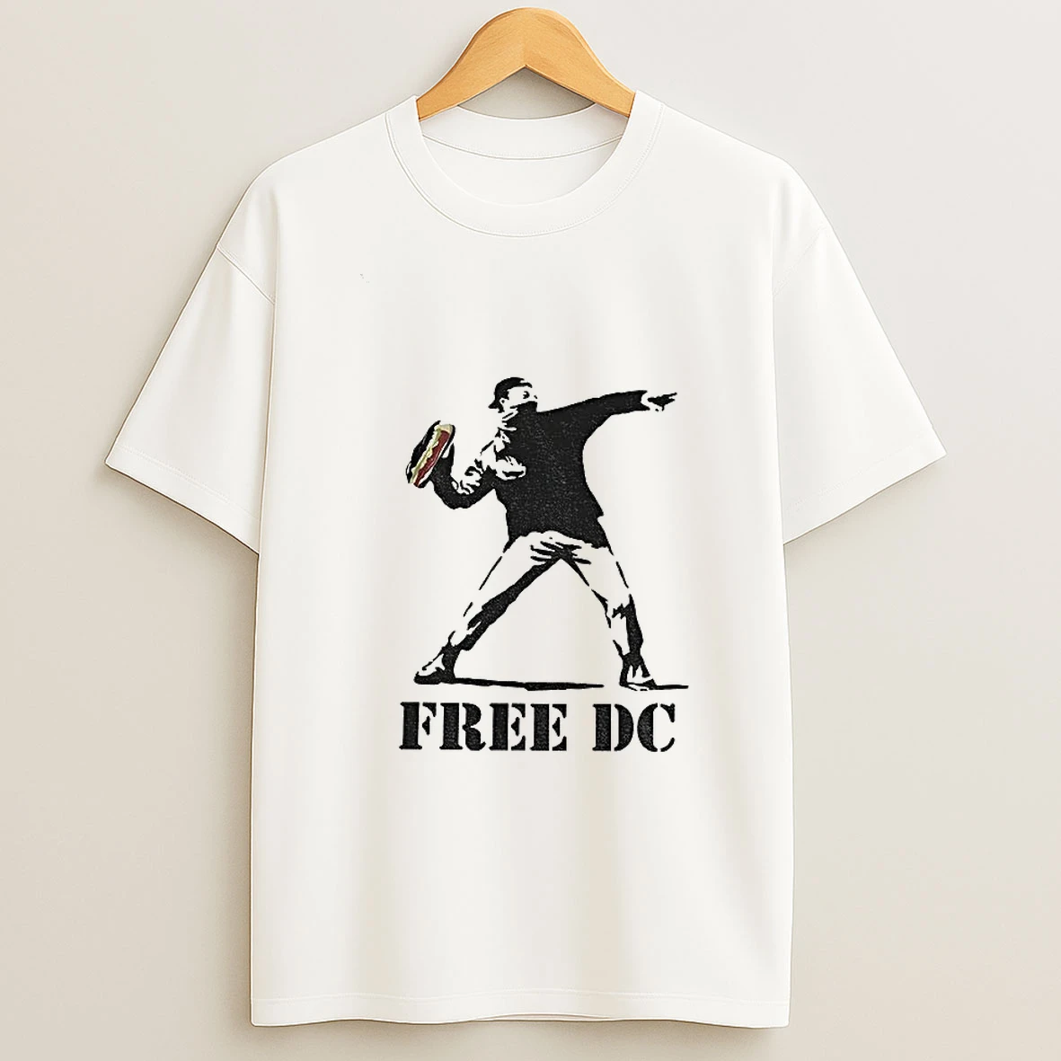 Sandwich Guy Banksy Inspired Free Dc Tshirt Hoodie