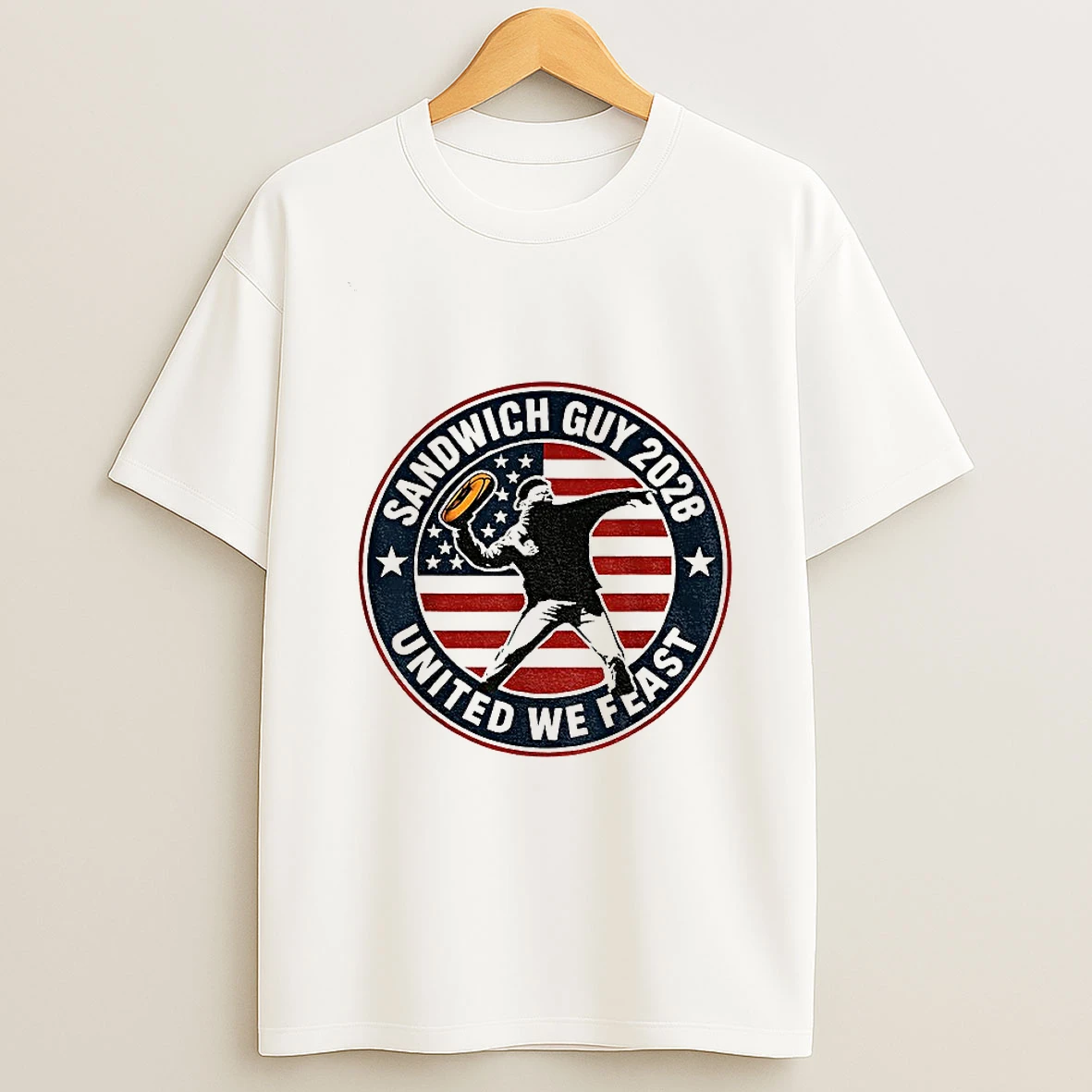 Sandwich Guy Resist 2028 United We Feast Logo Tshirt Hoodie