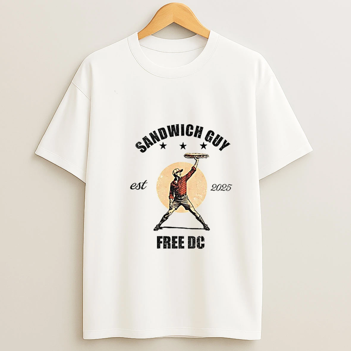 Sandwich Guy Washington Dc Resistance Est 2025 Tshirt Hoodie