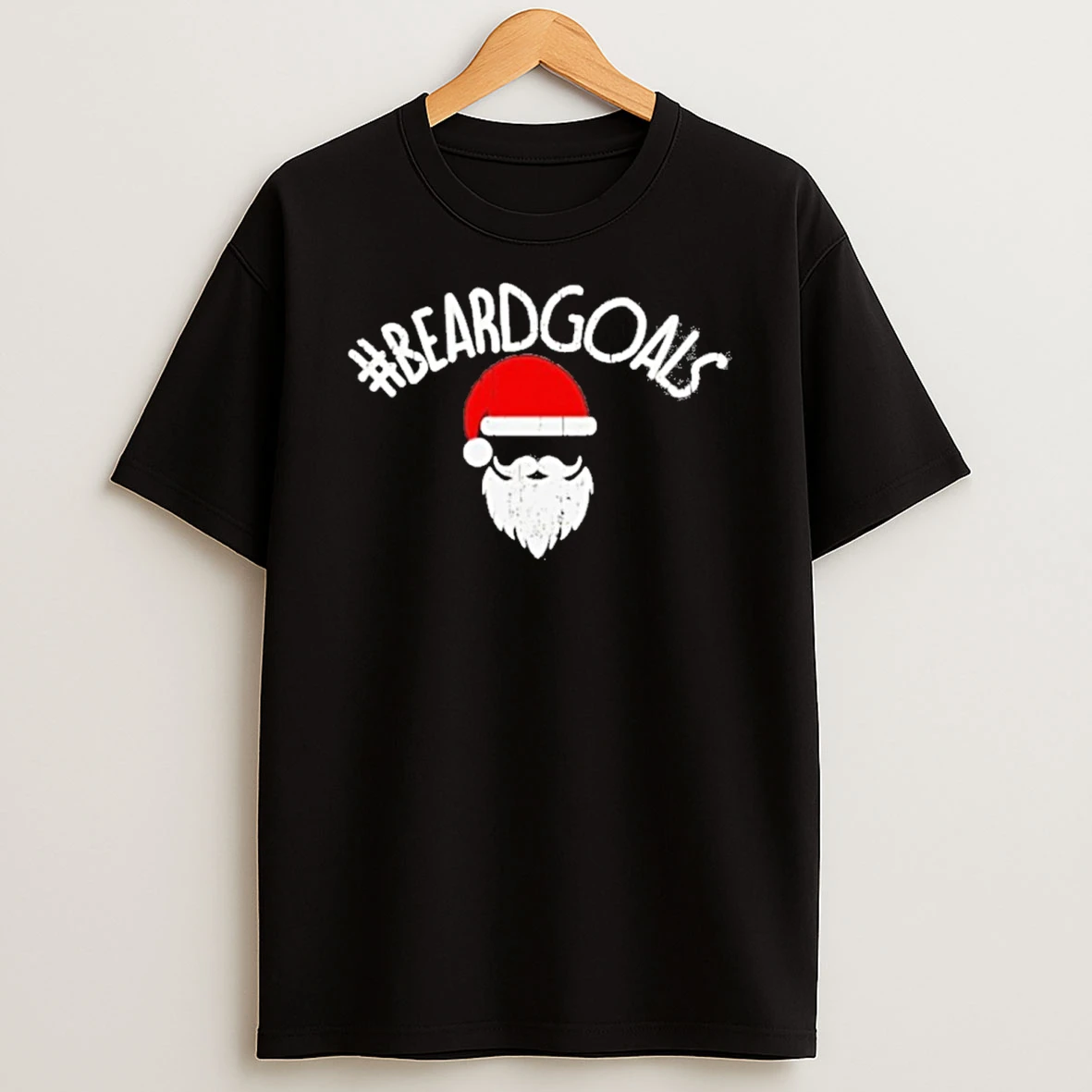 Santa Claus Beard Goals Christmas Tshirt Hoodie