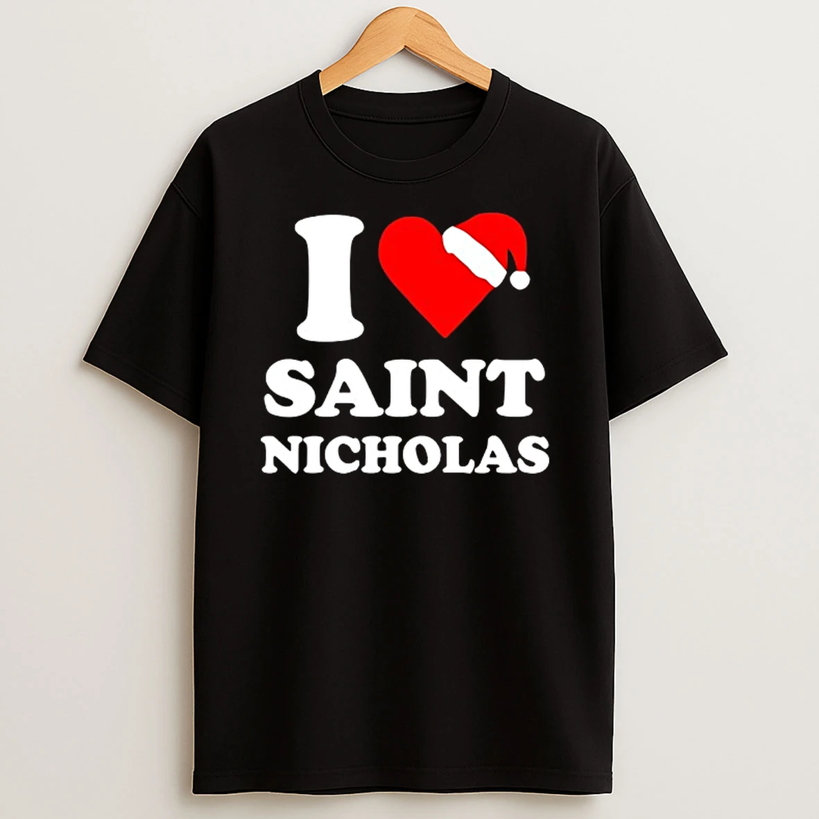 Santa Claus I Love Saint Nicholas Christmas Tshirt Hoodie