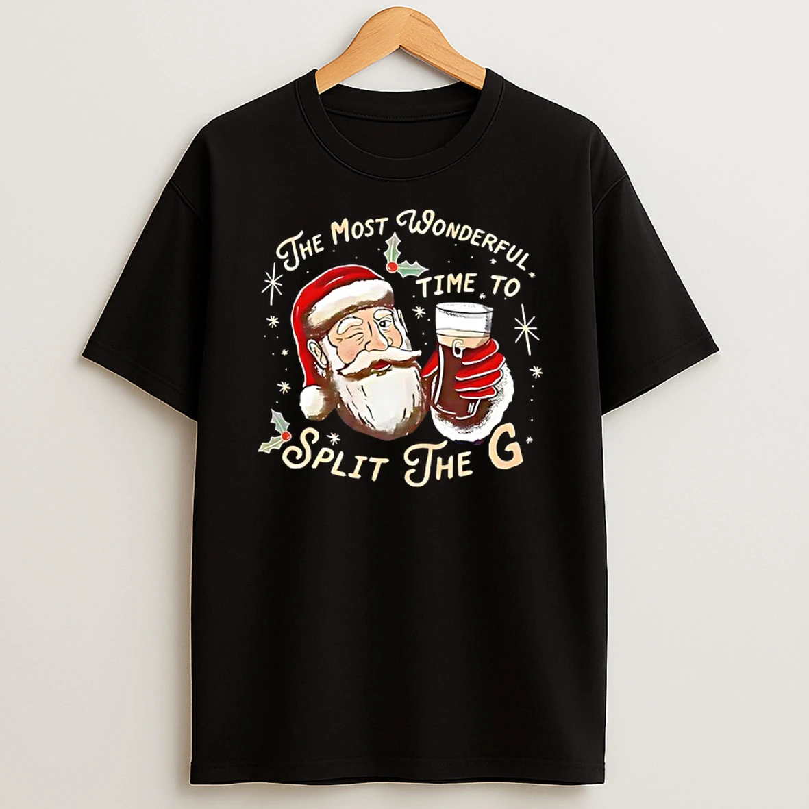 Santa The Most Wonderful Time To Split The G Tshirt Hoodie
