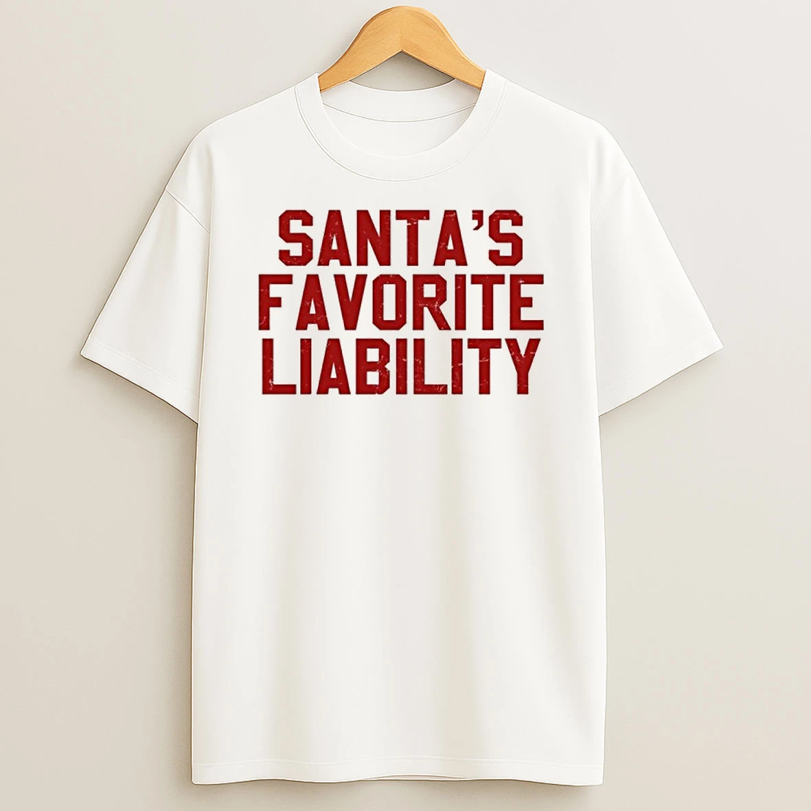 Santas Favorite Liability Christmas Tshirt Hoodie