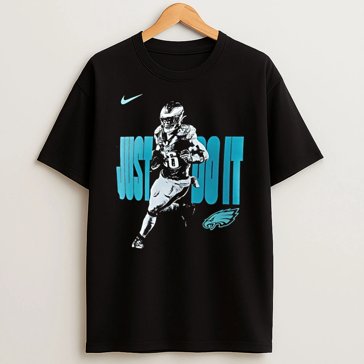 Saquon Barkley Philadelphia Eagles Just Do It Nike Logo Tshirt Hoodie