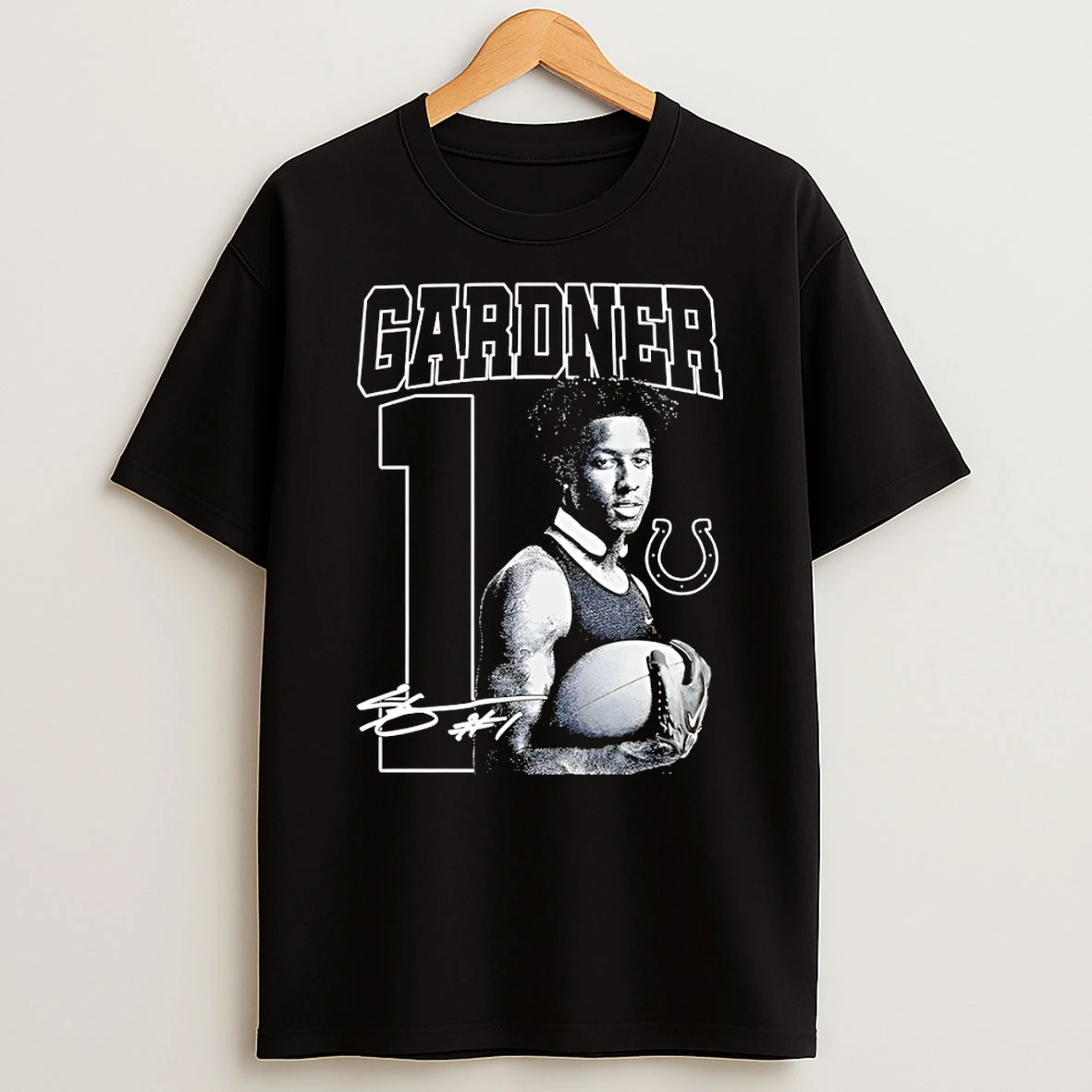 Sauce Gardner 1 Indianapolis Colts Nfl Football Signature Vintage Tshirt Hoodie