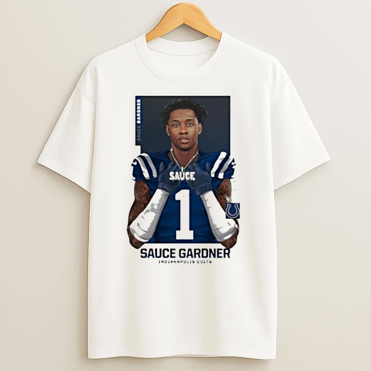 Sauce Gardner Traded To The Indianapolis Colts Nfl Cornerback Tshirt Hoodie