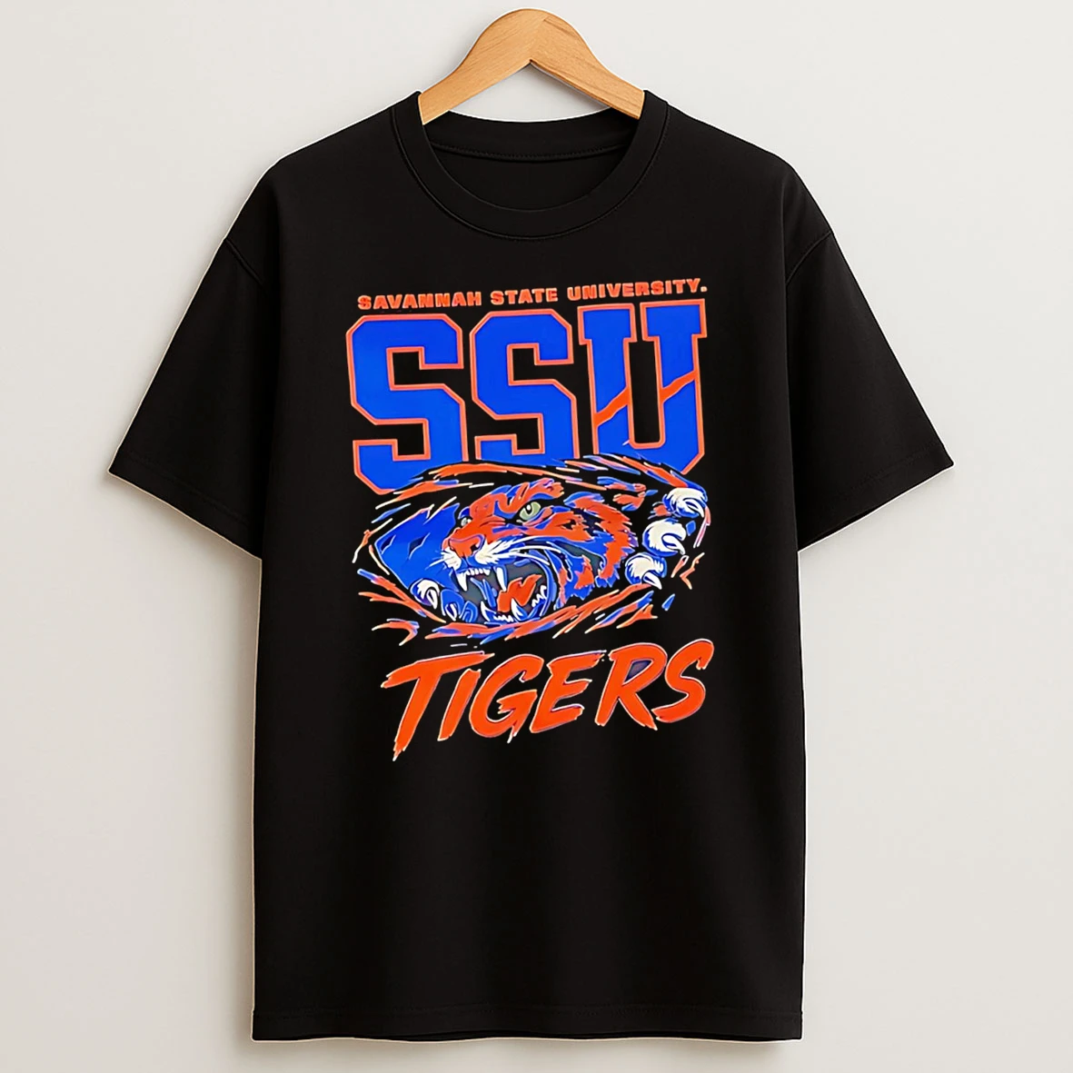 Savannah State University Tigers Mascot Tshirt Hoodie