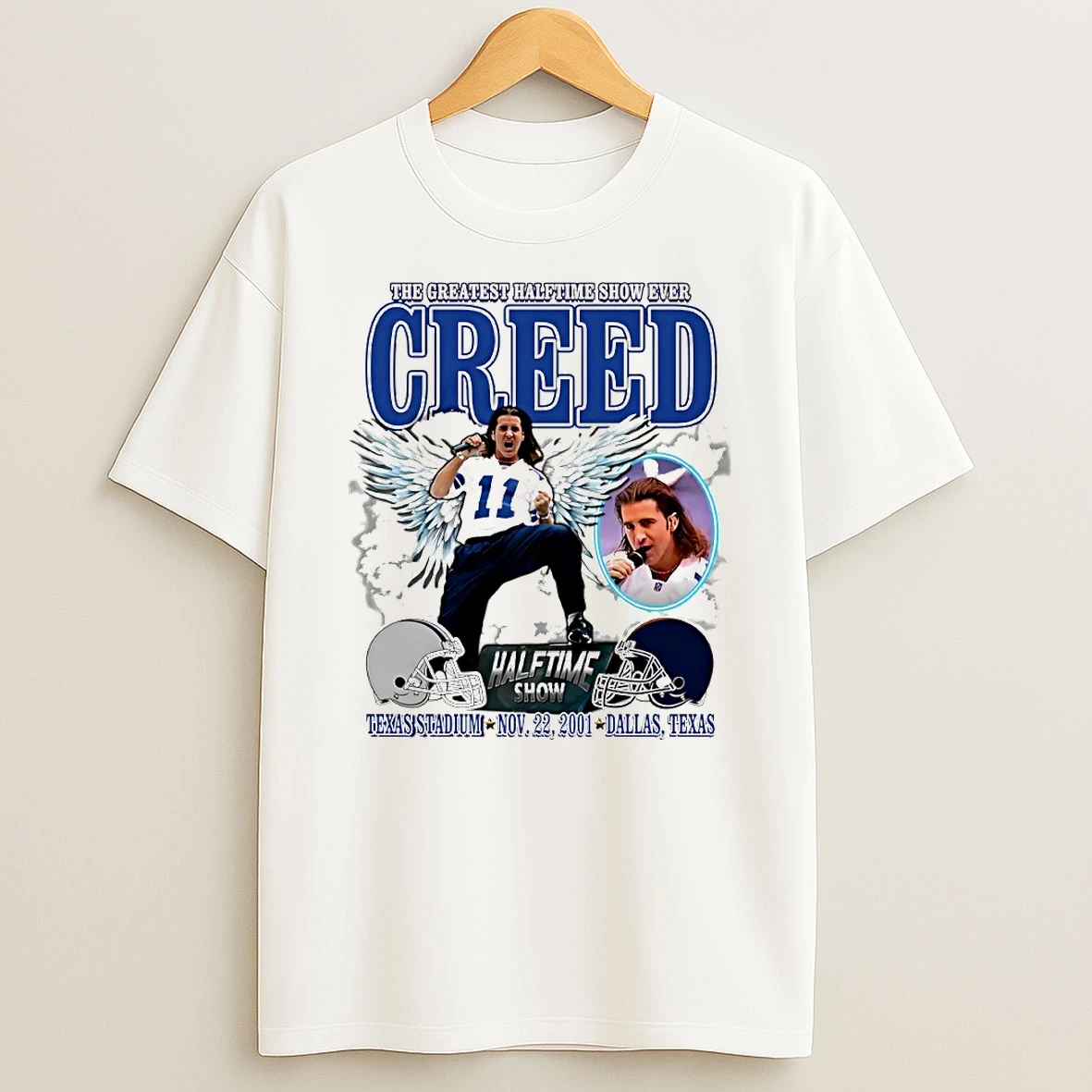 Scott Stapp The Greatest Halftime Show Ever Creed Dallas Texas Circle Tshirt Hoodie