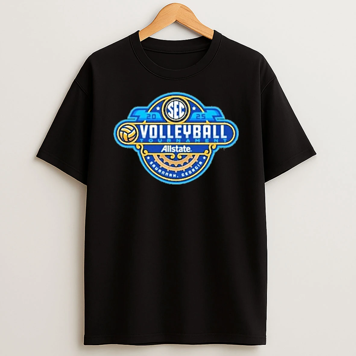 Sec Volleyball Tournament 2025 Allstate Savannah Bound Georgia Logo Tshirt Hoodie