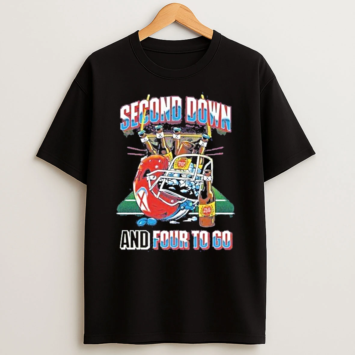 Second Down And Four To Go Tshirt Hoodie