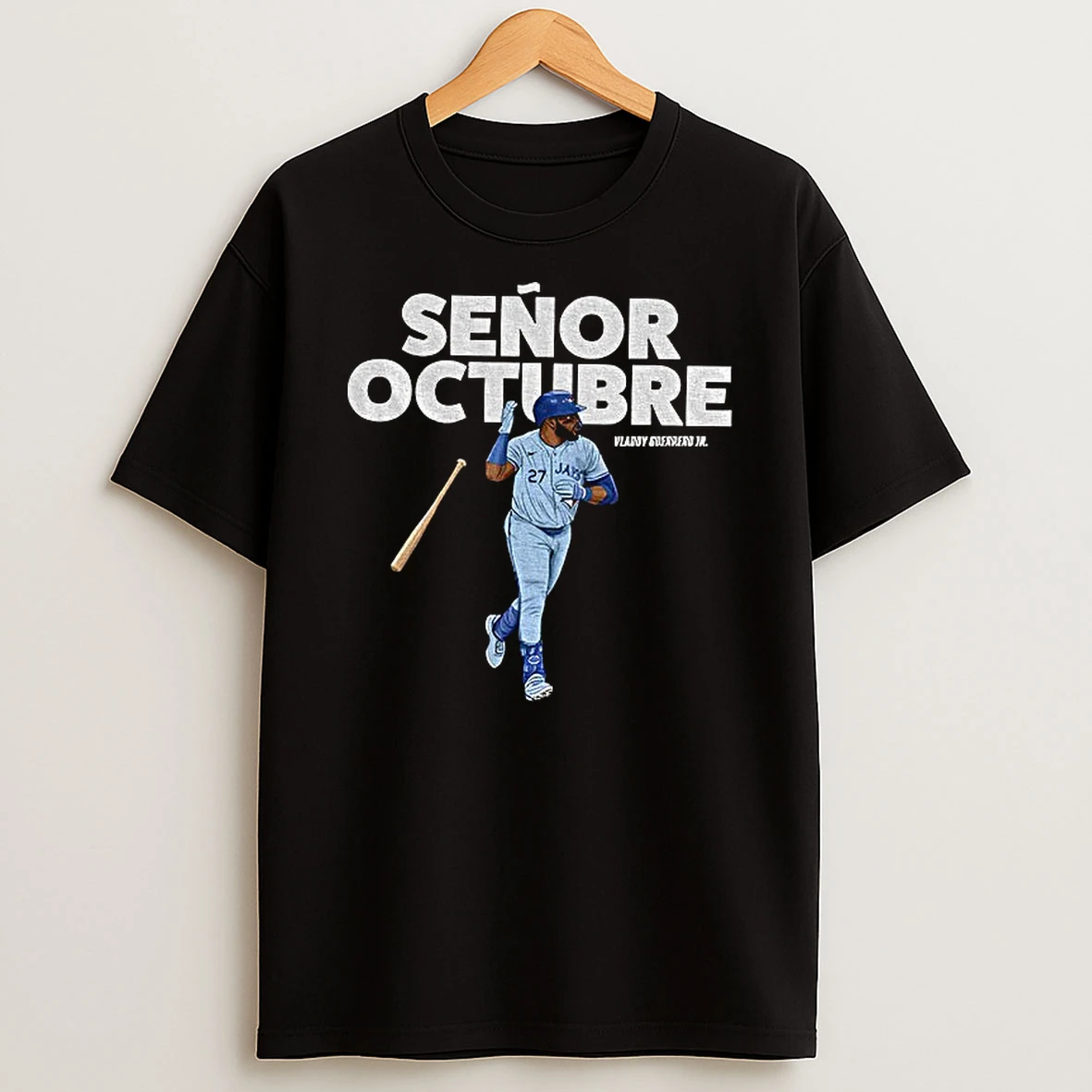 Senor Octubre Vladdy Guerrero Jr Cartoon Toronto Blue Jays Mlb Baseball World Series Tshirt Hoodie