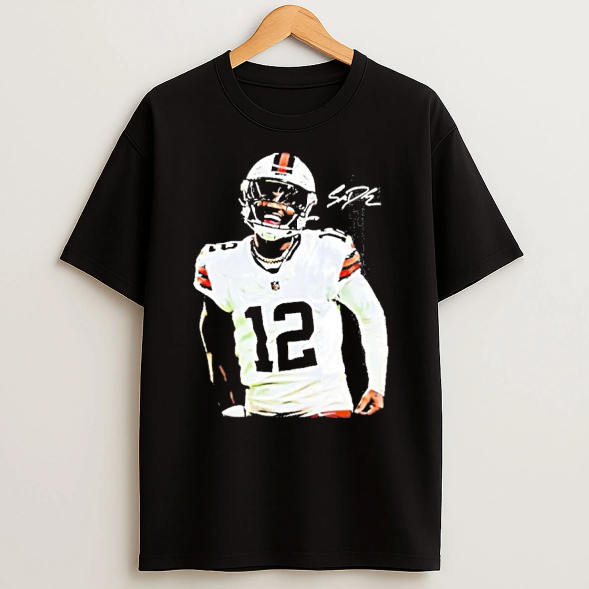 Shedeur Sanders Debut Signature Cleveland Browns Tshirt Hoodie