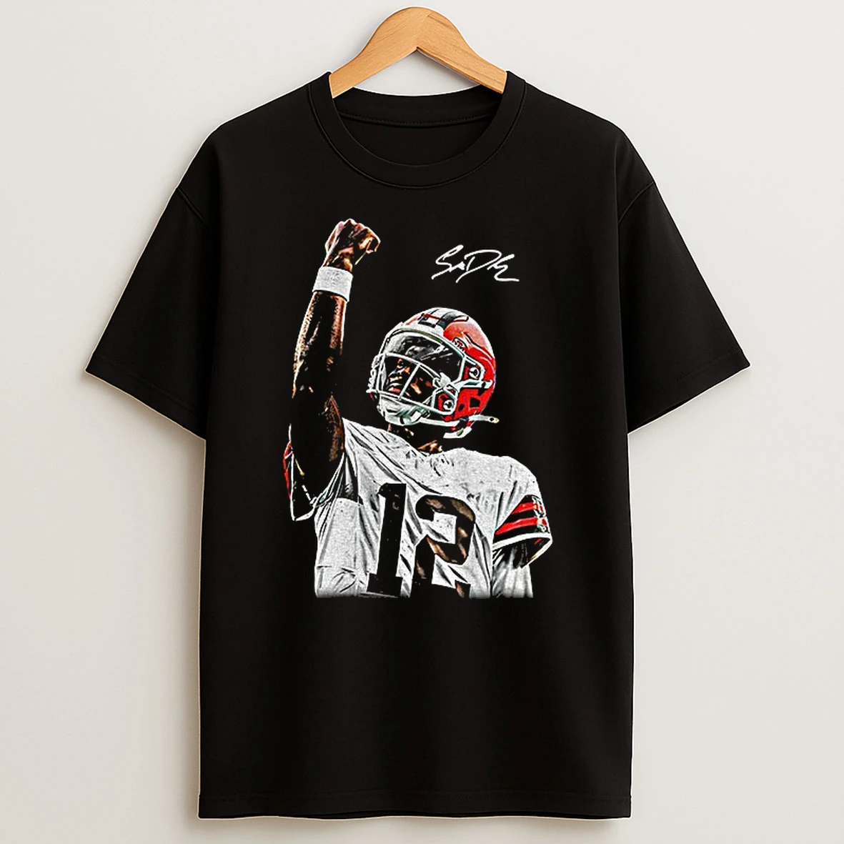 Shedeur Sanders Perfect Timing 12 Cleveland Browns Nfl Football Signature Tshirt Hoodie