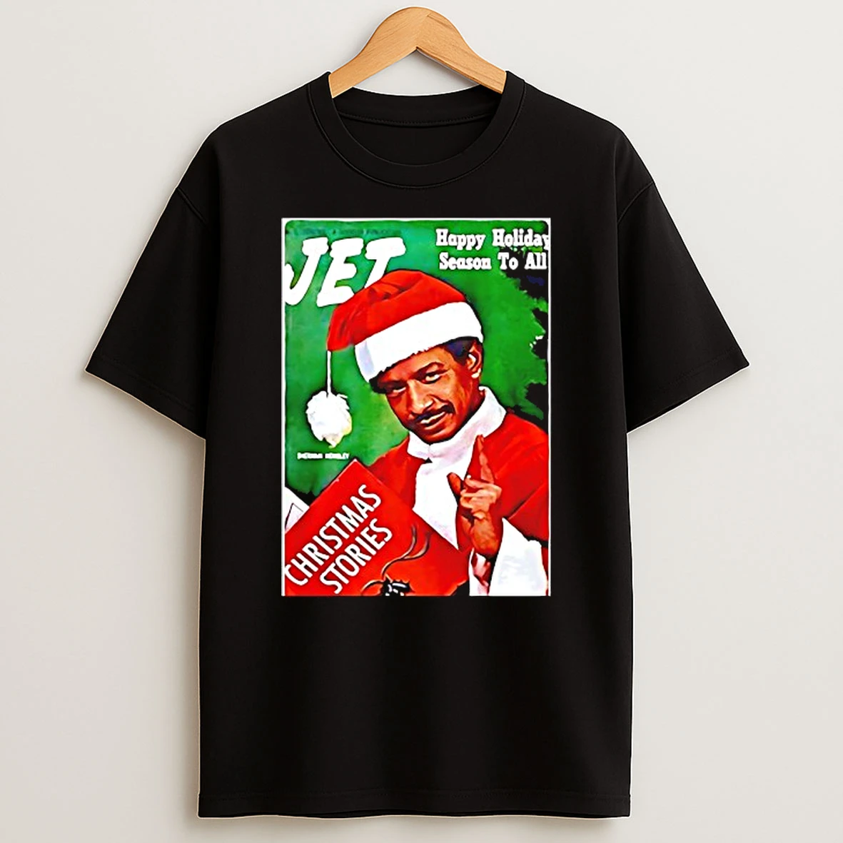 Sherman Hemsley Santa Claus Christmas Tshirt Hoodie