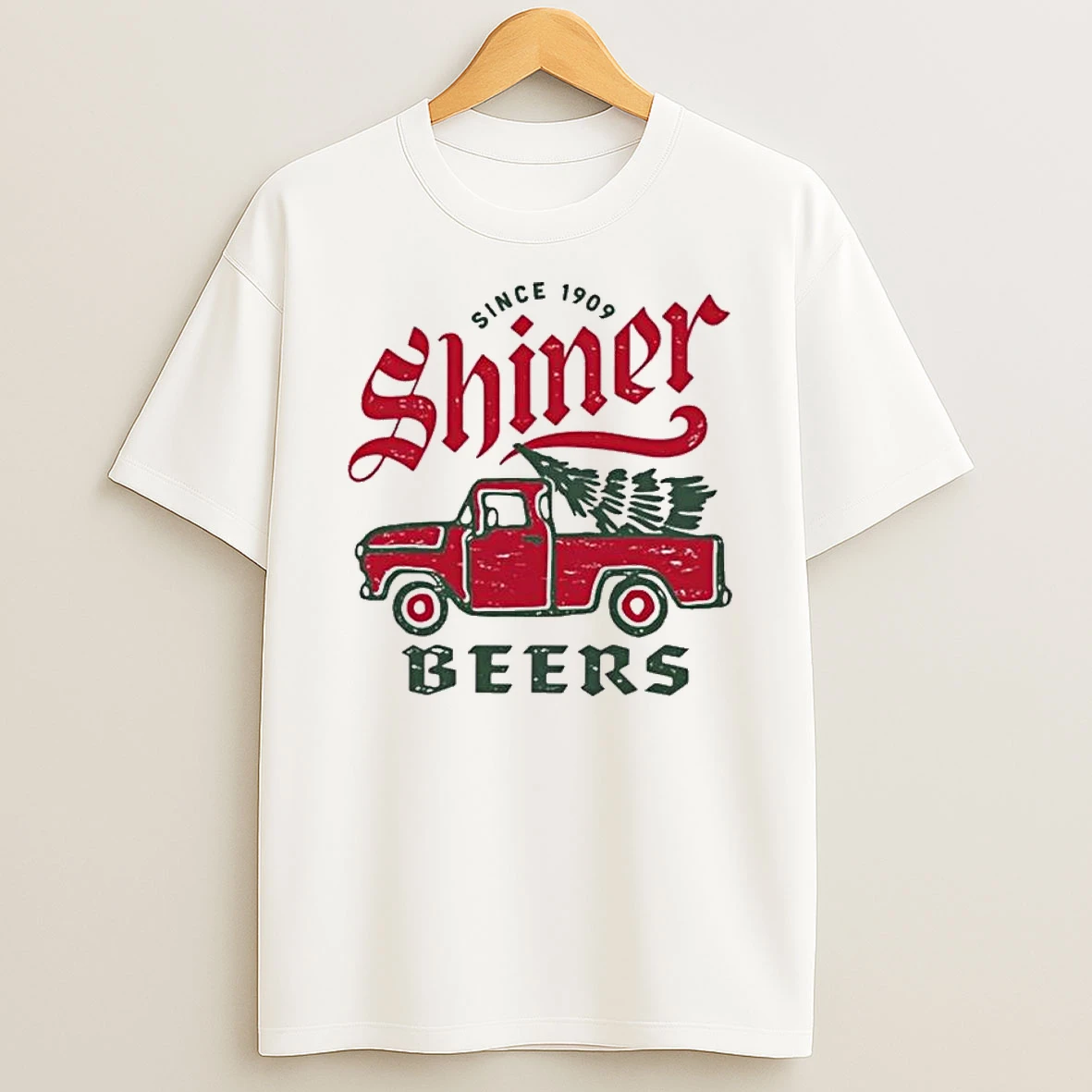 Shiner Holiday Truck Tshirt Hoodie