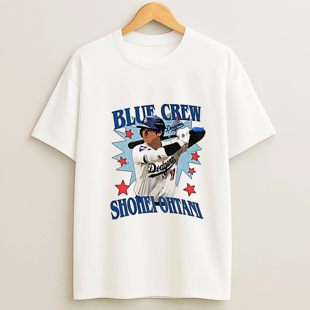 Shohei Ohtani 17 Los Angeles Dodgers World Series Blue Crew Mlb Baseball 2025 Tshirt Hoodie