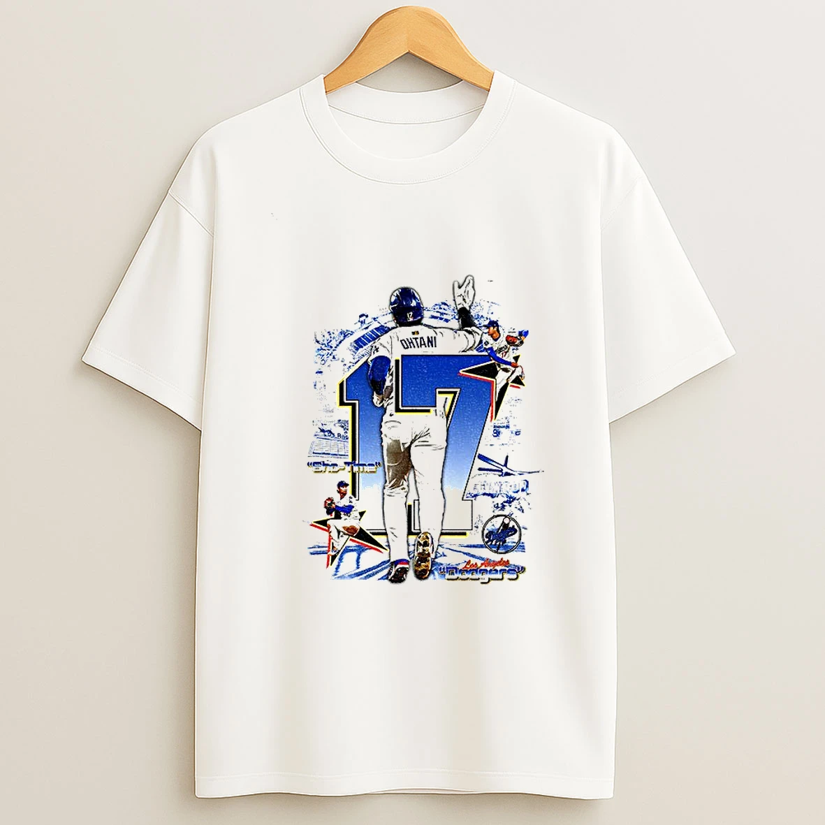 Shohei Ohtani 17 Sho Time Hollywood Los Angeles Dodgers Mlb Baseball World Series Graphic Tshirt Hoodie