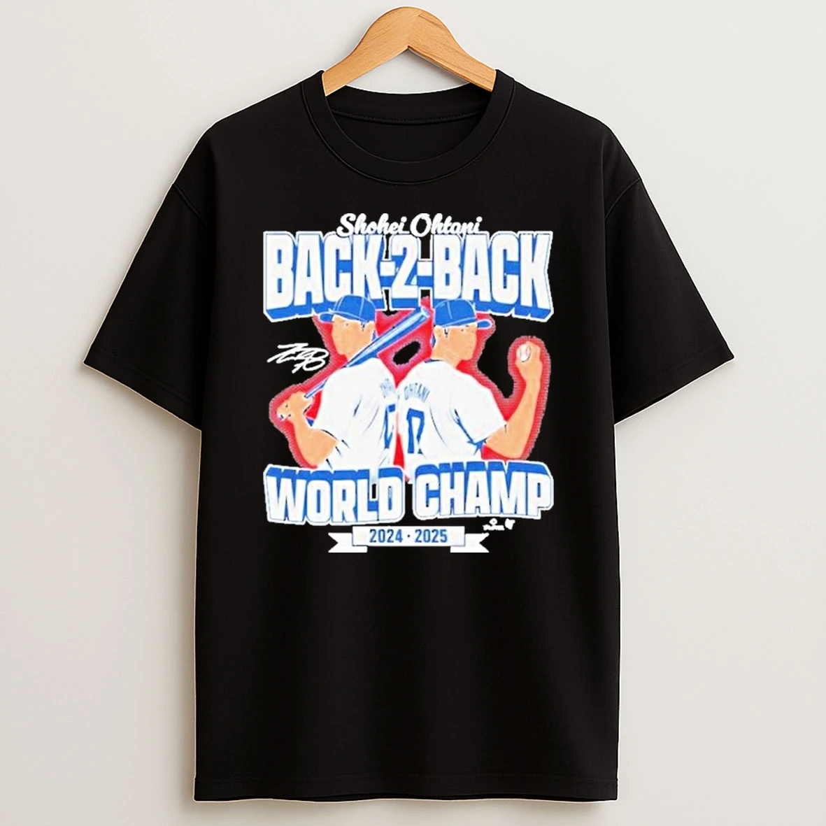 Shohei Ohtani 2024 2025 Back To Back World Champs Tshirt Hoodie