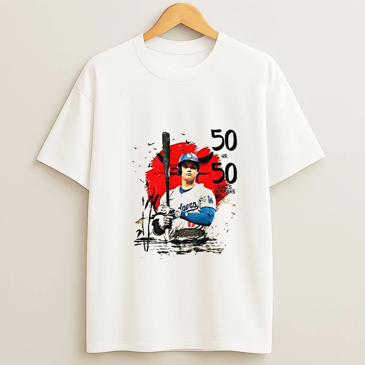 Shohei Ohtani 50 Hr 50 Japan Los Angeles Dodgers Mlb Baseball 2025 Tshirt Hoodie