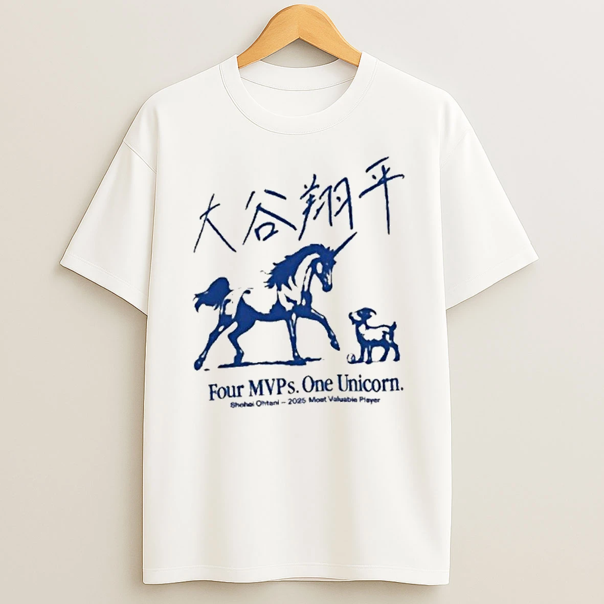 Shohei Ohtani Four Mvps Premium Tshirt Hoodie