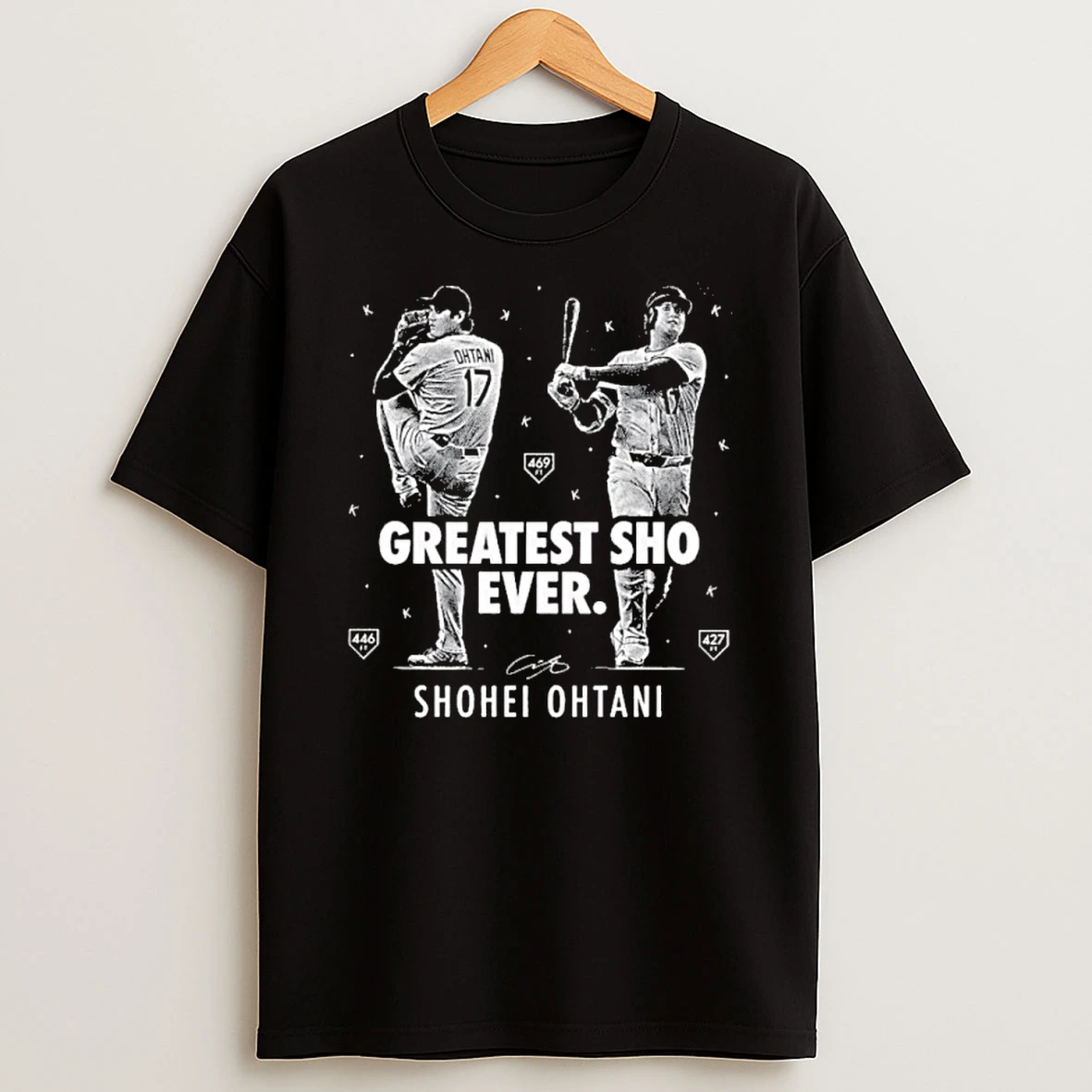 Shohei Ohtani Greatest Sho Ever Signature Tshirt Hoodie