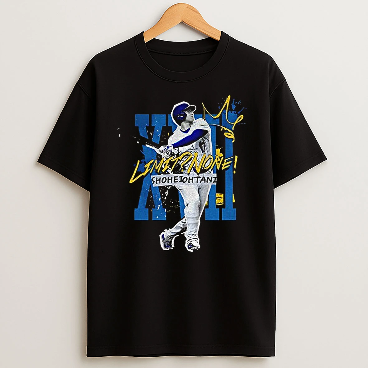 Shohei Ohtani Limit None Xvii Los Angeles Dodgers Mvp Baseball World Series Back To Back 2024 2025 Tshirt Hoodie