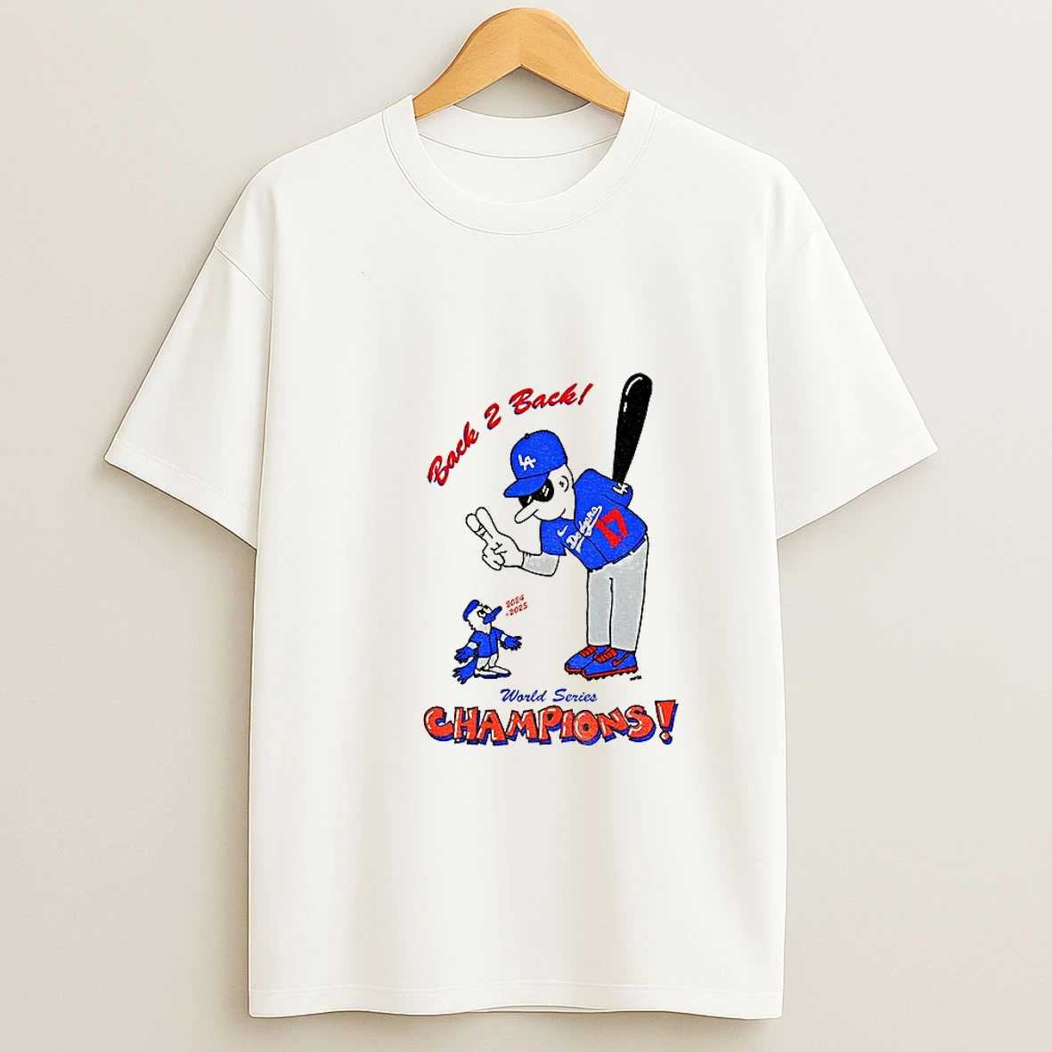 Shohei Ohtani Los Angeles Dodgers Back 2 Back World Series Champions Mlb 2025 Tshirt Hoodie