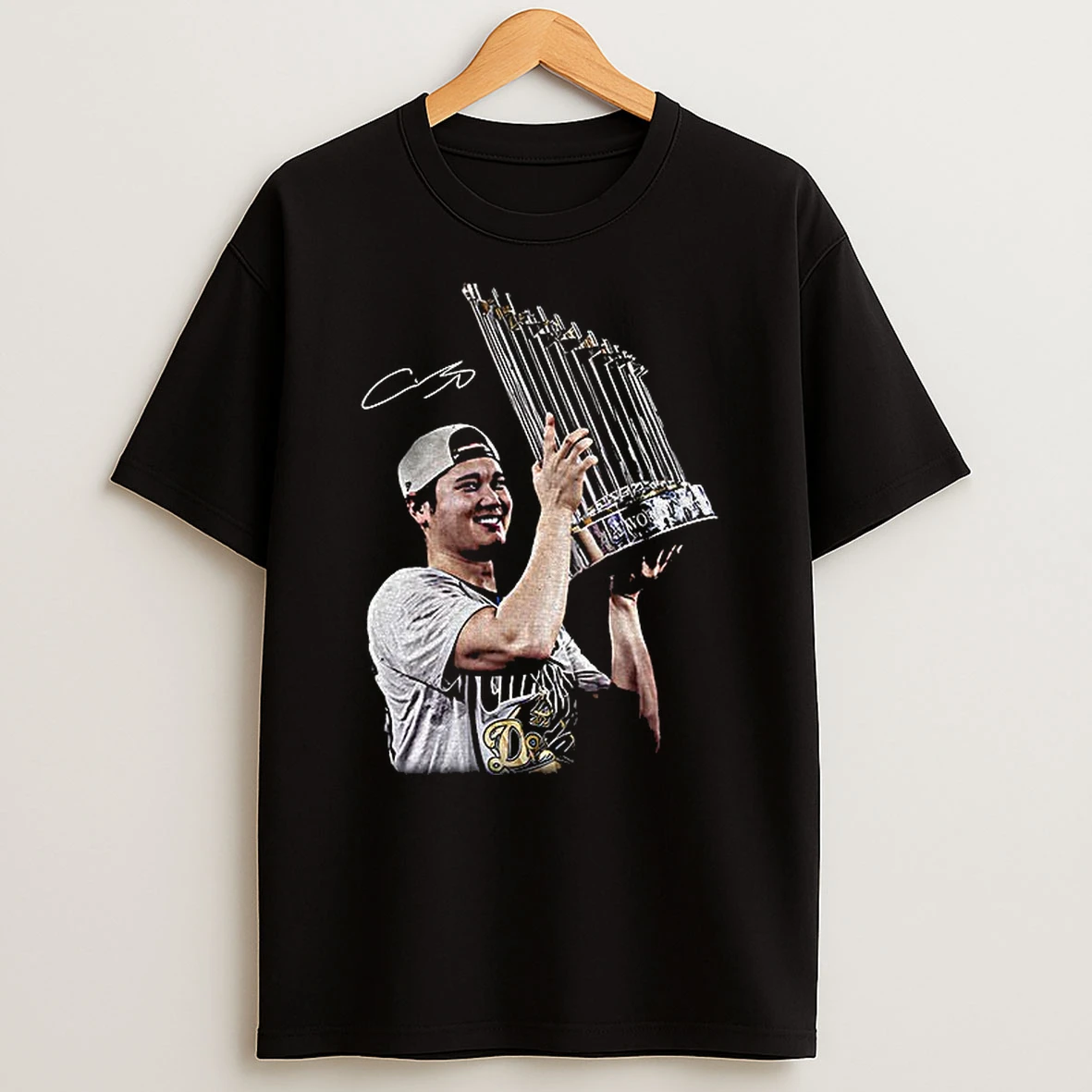 Shohei Ohtani Los Angeles Dodgers Mlb Back To Back Baseball World Series Signature Tshirt Hoodie