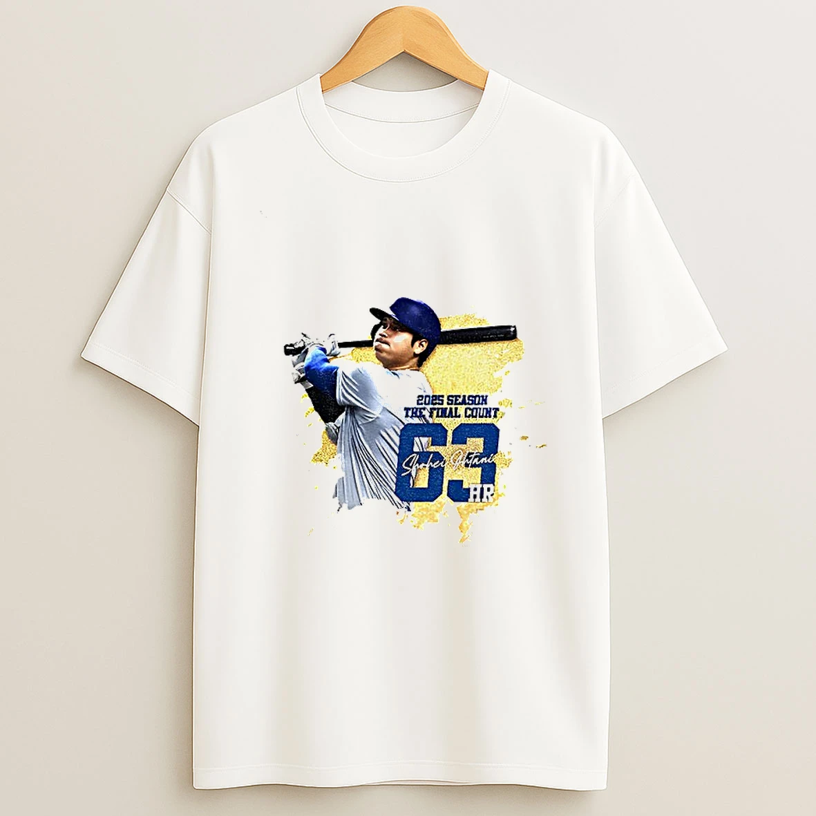 Shohei Ohtani Los Angeles Dodgers Mvp Baseball 2025 Season The Final Count 63 Hr Tshirt Hoodie