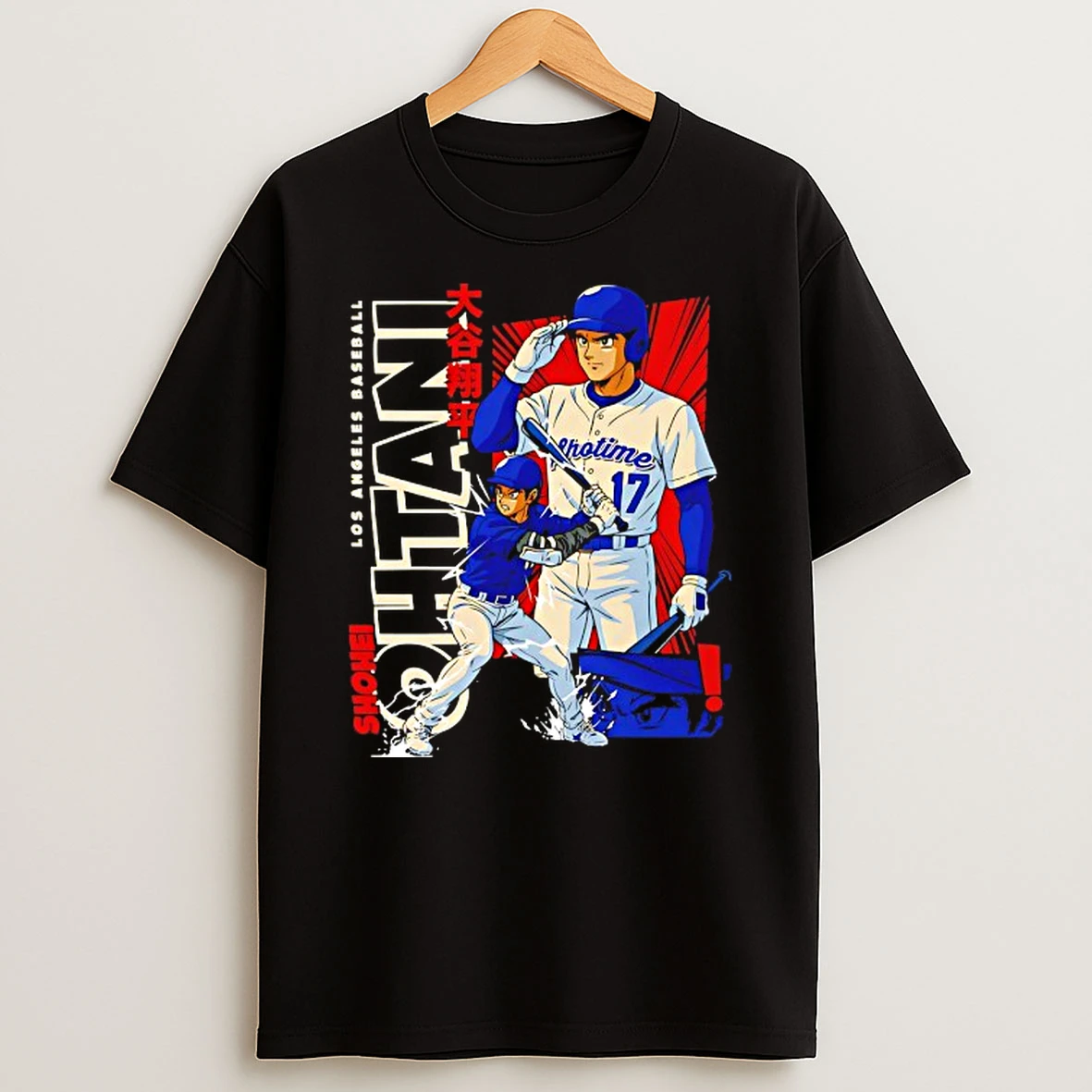 Shohei Ohtani Los Angeles Dodgers Team 2025 World Champs Anime Tshirt Hoodie
