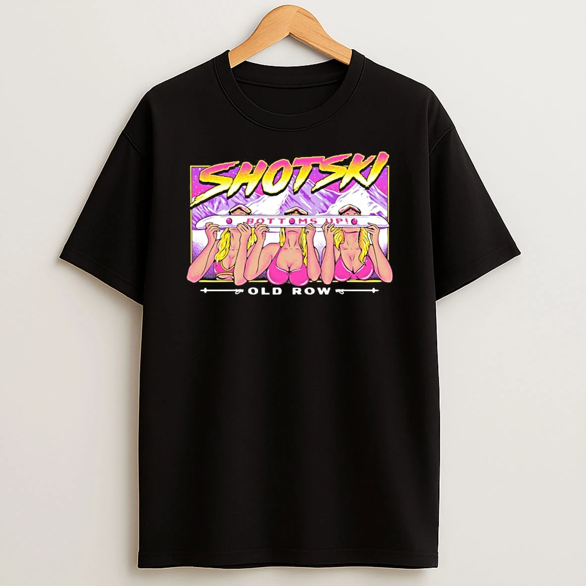 Shots Bottoms Up Old Row Tshirt Hoodie
