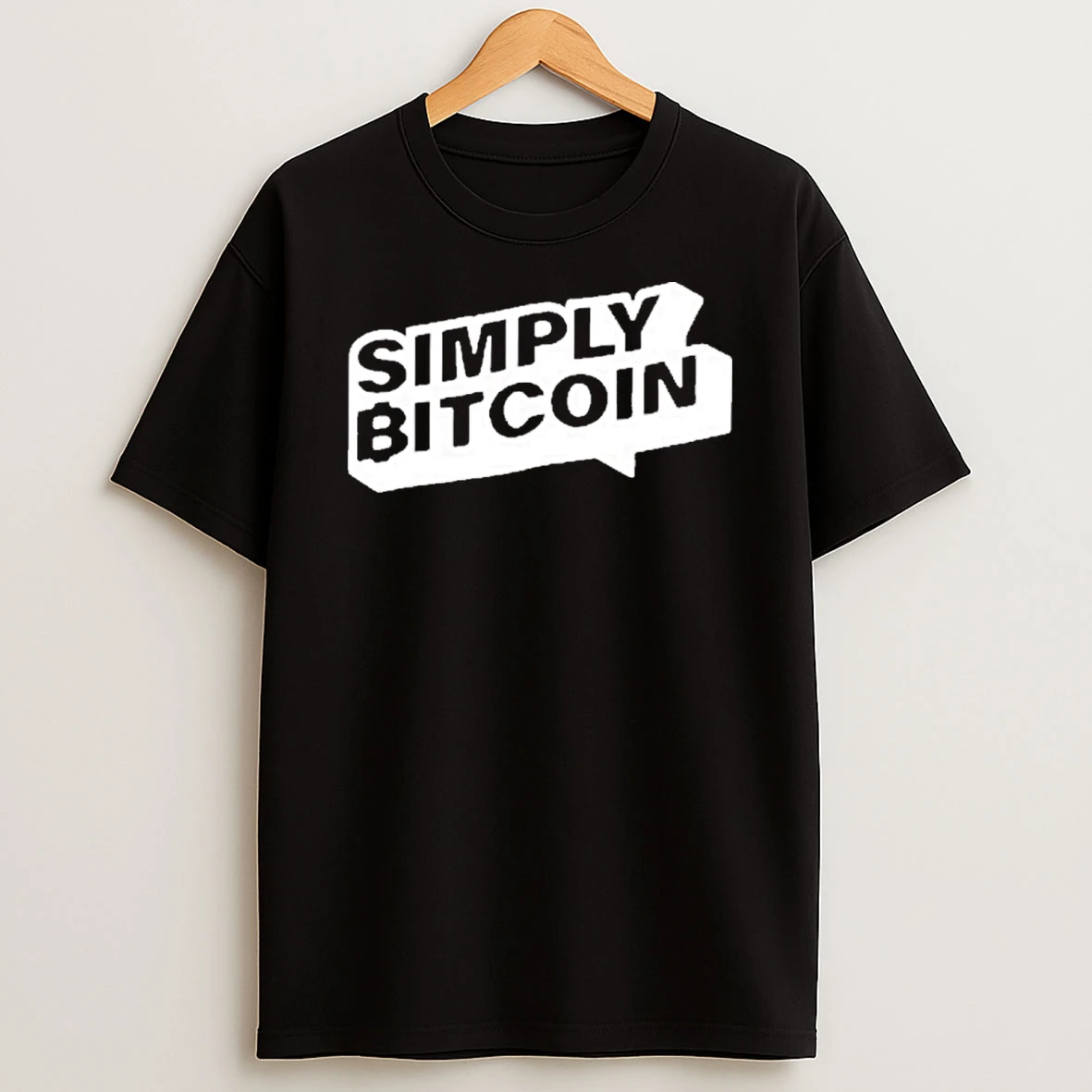 Simply Bitcoin Tshirt Hoodie