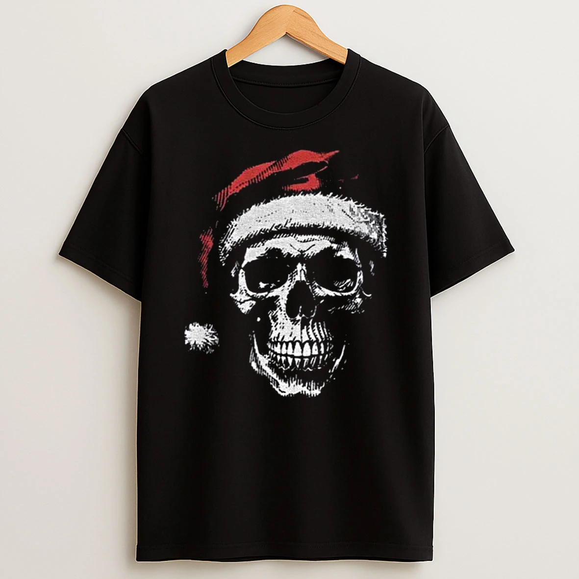 Skeleton Santa Gothic Christmas Tshirt Hoodie