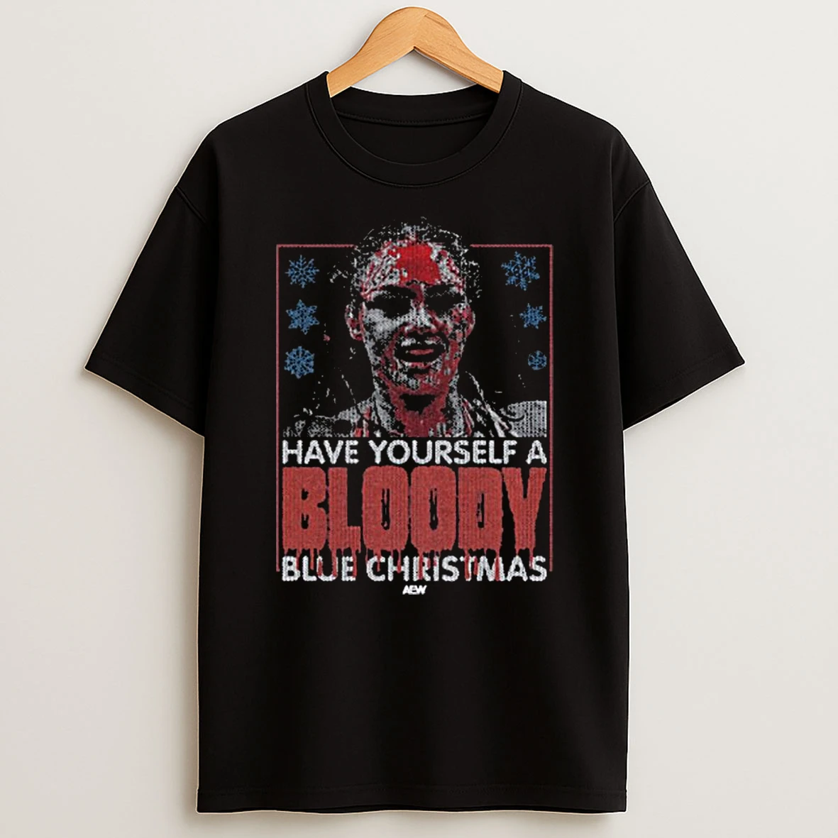 Skye Blue Bloody Christmas Holiday Tshirt Hoodie